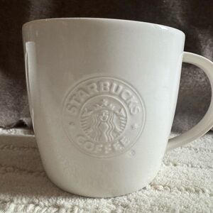Two Starbucks 2009 Classic White (New Bone China) mugs